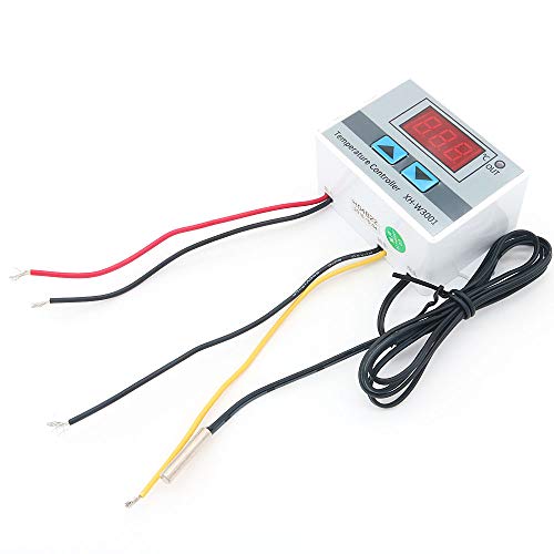 DollaTek XH-W3001 220V Termostato Regulador Térmico de Calidad Digital Termopar Termostato con Pantalla LCD