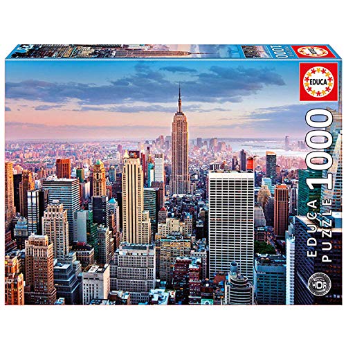 Educa Borras - Genuine Puzzles, Puzzle 1.000 piezas, Manhattan, Nueva York (14811)