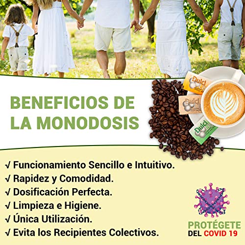 EDULCORANTE MORENO 100% NATURAL GRANULADO DE CAÑA 1000 SOBRE (+200 GRATIS) DULCILIGHT MORENO CON MAGNESIO Y FIBRA VEGETAL GUAR | 1GR = 10GR AZÚCAR| EL SABOR, LA TEXTURA Y EL SONIDO DEL AZUCAR MORENO