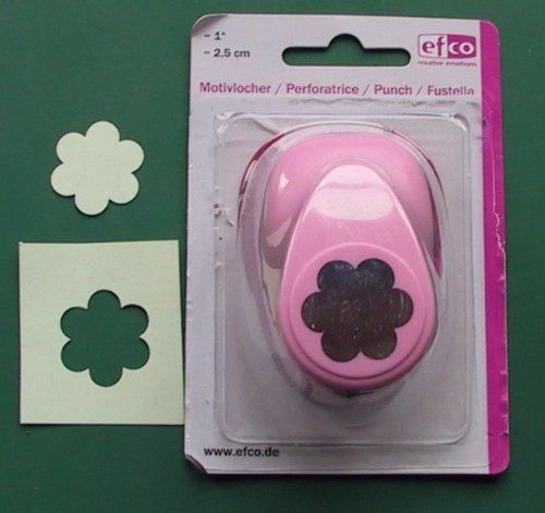efco - Troqueladora Manual con Forma de Flor - Tamaño Dibujo 2,5 cm