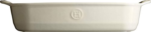 Emile Henry Fuente de cerámica Rectangular para Horno, cerámica, Arcilla, 36 x 23 x 7 cm