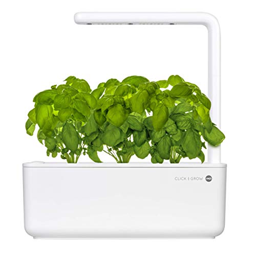 Emsa Click & Grow Smart Garden 3 unidades M52617, Semillas Smart Garden, huerto urbano, tierra inteligente, jardín hidropónico, resultados 40 días, Sistema automático iluminación LED, bajo consumo