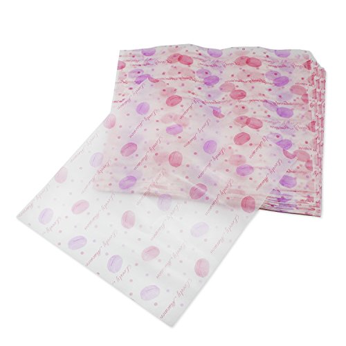 Envoltorio de papel encerado antiadherente PsmGoods®, para pasteles o pan, 100 unidades, 3