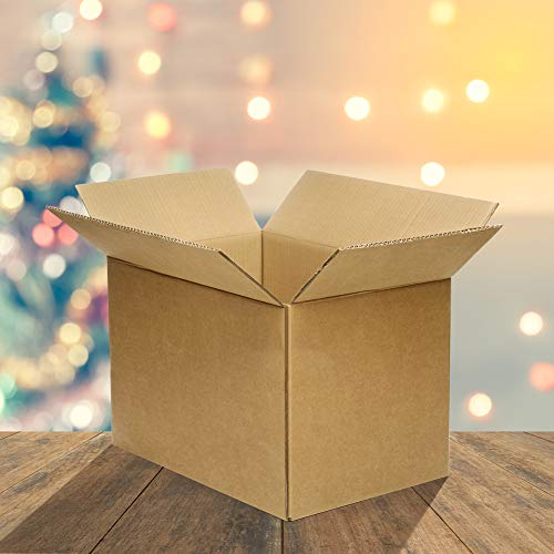 Eono by Amazon Cajas de cartón para mudanzas, almacenaje o envíos 20,3 x 15,3 x 10,2 cm, paquete de 25