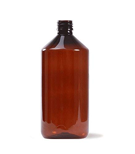 Essenciales - Botella Plástico, 1 Litro, Color ÁMBAR uso Farmacéutico y Alimentario - Tarifa Plana envíos | Botella Plástico para Aceites Esenciales, Hidrolatos, Aguas Florares y Fragancias