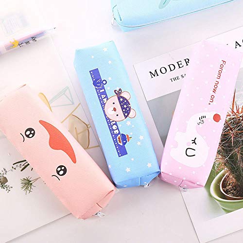 Estuches jirafa  1 Unids Animal Lindo Color Caramelo Caja De Lápiz Kawaii Lienzo Bolso Bolsa De Papelería Bolsa Para Niñas Útiles Escolares De Oficina