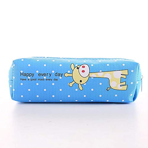Estuches jirafa  1 Unids Animal Lindo Color Caramelo Caja De Lápiz Kawaii Lienzo Bolso Bolsa De Papelería Bolsa Para Niñas Útiles Escolares De Oficina