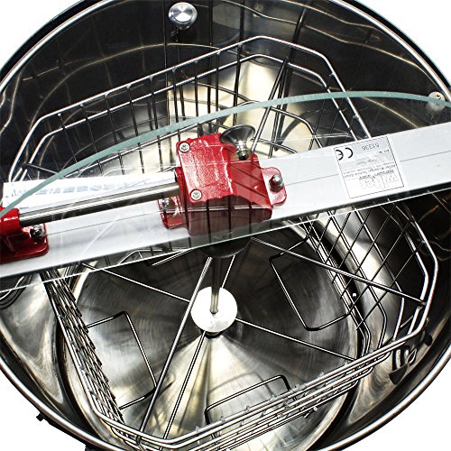Extractor manual de miel 4 cuadros lucio perca DNM extractor de acero inoxidable apícola