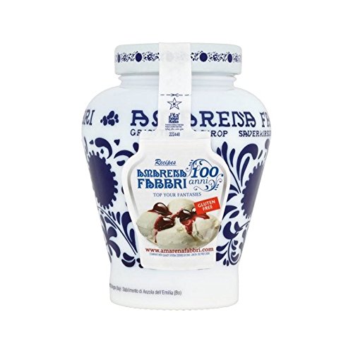 Fabbri Fruta Amarena Y 600 G De Jarabe - Paquete de 4
