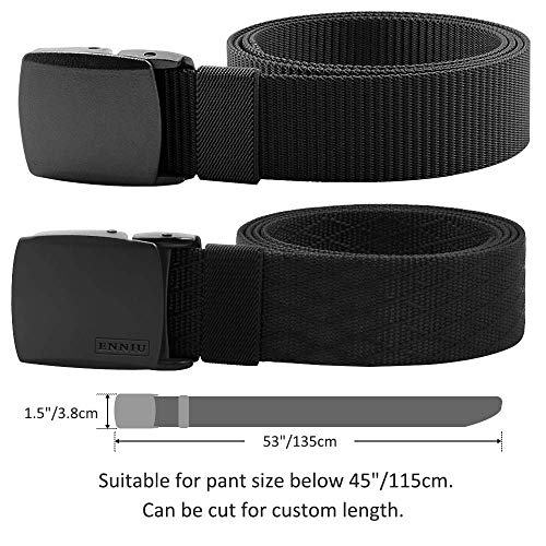 Fairwin Cinturón táctico de nailon para hombre con hebilla cincha estilo militar