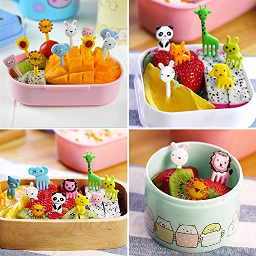 Fellibay Tenedores de postre Tenedor de frutas para tartas con forma de bento Tenedores de cóctel , 18 o 20 unidades universal A Type -20pcs