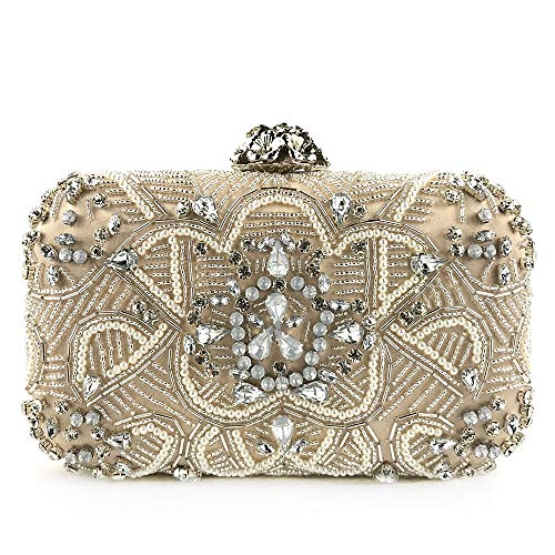 Fiesta de la boda de las señoras del embrague Bolso del embrague del Rhinestone del bolso de la tarde de las mujeres para el bolso de tarde del baile de fin de curso del banquete de boda de la dama de