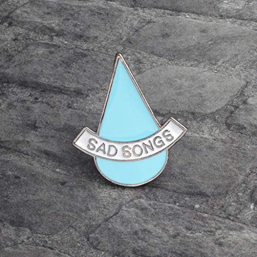 FlYHIGH Broche, Insignia Creativa Gota de Agua Ícono Informal Mochila Decoración Ropa Bolsa Mujer Dama Estudiante Chicas Regalos Chaqueta Jean Pins Ramillete Colorido Esmalte