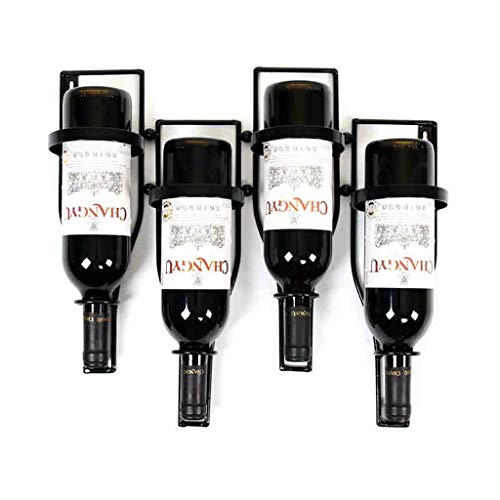 FPigSHS Armarios para Vino Botelleros Estante para vinos al revés Estante para vinos Decorativo Decoración de Pared Clásico Viento Industrial Loft Barra de Cocina en el Hotel