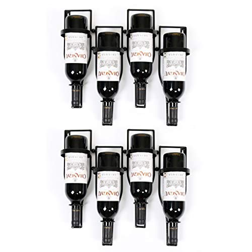FPigSHS Armarios para Vino Botelleros Estante para vinos al revés Estante para vinos Decorativo Decoración de Pared Clásico Viento Industrial Loft Barra de Cocina en el Hotel
