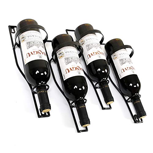 FPigSHS Armarios para Vino Botelleros Estante para vinos al revés Estante para vinos Decorativo Decoración de Pared Clásico Viento Industrial Loft Barra de Cocina en el Hotel