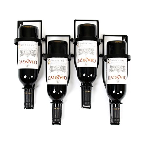 FPigSHS Armarios para Vino Botelleros Estante para vinos al revés Estante para vinos Decorativo Decoración de Pared Clásico Viento Industrial Loft Barra de Cocina en el Hotel