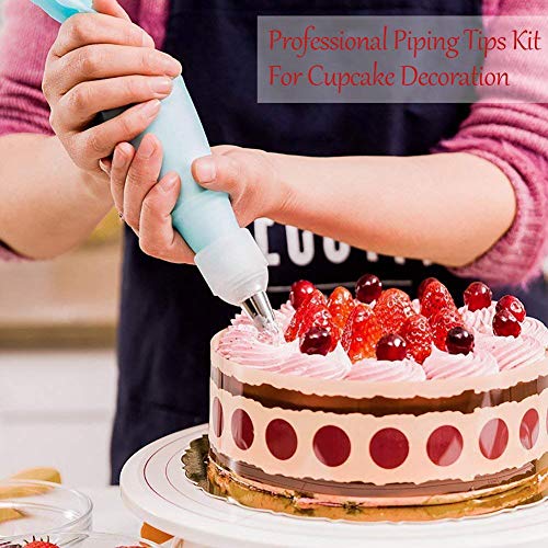Frmact - Juego de 8 boquillas de pastelería para decoración de tartas, galletas, pasteles, galletas y galletas