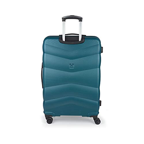 Gabol - London | Maleta de Viaje Grande Dura de 51 x 77 x 31 cm con Capacidad para 115 L de Color Turquesa