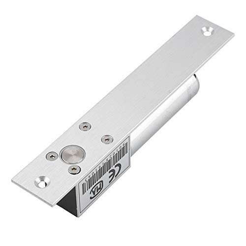 Garosa Cerradura Eléctrica Cerradura Electromagnética Cerradura Electromagnética Kit de Control de Acceso Cristal de Inducción Magnética Cerradura de La Puerta Metálica Sistema de Seguridad DC 12V