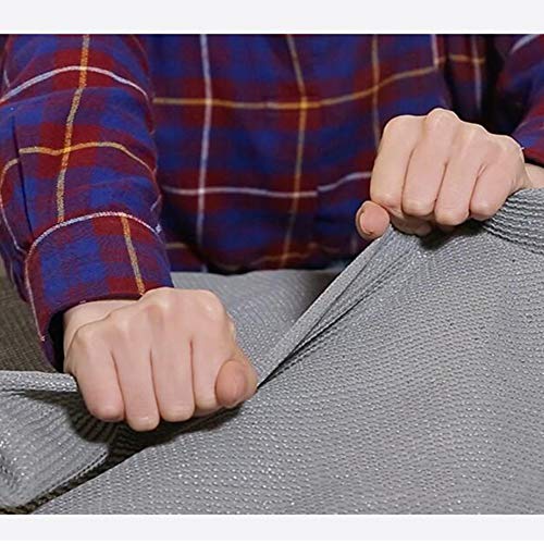 GDMING Retráctil Vela De Sombra Ola caída Techo Ola Pabellón Durable Protector Solar Permeable Tela para Al Aire Libre Toldo Terraza Cafetería 165gsm HDPE, 35 Tamaños (Color : Gray, Size : 0.8X5M)