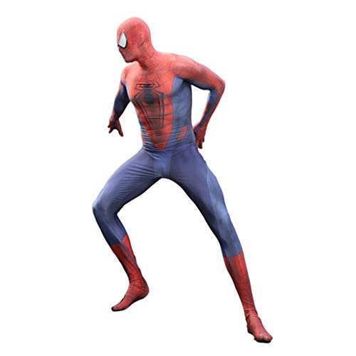 GHJGTL Los Trajes Vengadores Superhéroe Spider Man Kids 3-D Araña Imprimir Manga Larga Flaco Catsuit De Halloween Cosplay Lycra Zentai Unitard Mono Mono (Color : B, Talla : Child S (100-110cm))