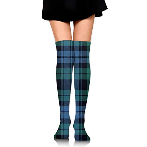 ghkfgkfgk Black Watch Tartan Sport Compression Socks,Athletic Socks,Long Tube Stockings 60Cm/23.6 Inch