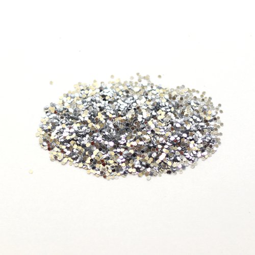 Glitterexpress Brillantina, Plateado, 1 kg