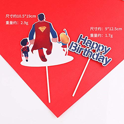 globos Toppers para tartas de cumpleaños de mamá y papá, día de la madre, decoración para tarta del día del padre, bandera superior para decoración de fiesta de cumpleaños, día de la madre