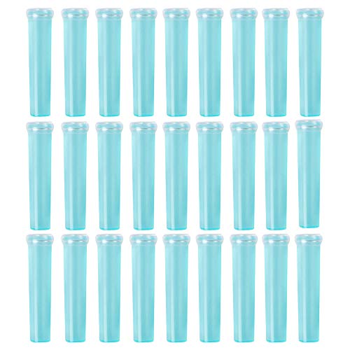 Gobesty Tubos de Agua Florales, 100 Pcs Tubos de Flores para Agua, Frascos de Flores con Tapas, Tubos de Flores para arreglos Florales, Recipiente de Agua de Tubo de Flores (7 cm de Longitud)