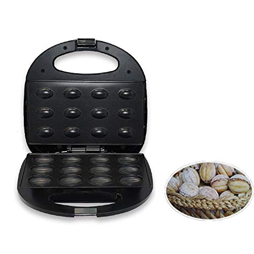 Gofrera Eléctrica Mini Nuez Panadero Pan De Molde Máquina De Emparedado De Gofres Para Tostadora Horneando, Desayuno, Cocina, Pan Oven