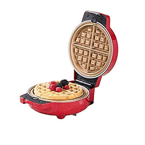 Gofrera sandwichera Multifunción Wafflera, completamente automático Mini Hogar Wafflera, Una de las claves-Cambiar disco, una bandeja de revestimiento de grado alimenticio antiadherente, con el interr