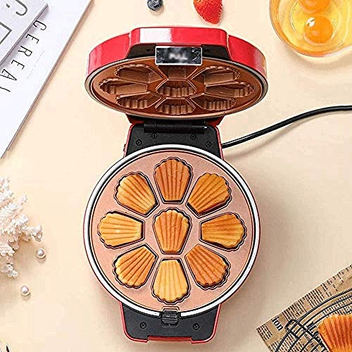 Gofrera sandwichera Multifunción Wafflera, completamente automático Mini Hogar Wafflera, Una de las claves-Cambiar disco, una bandeja de revestimiento de grado alimenticio antiadherente, con el interr