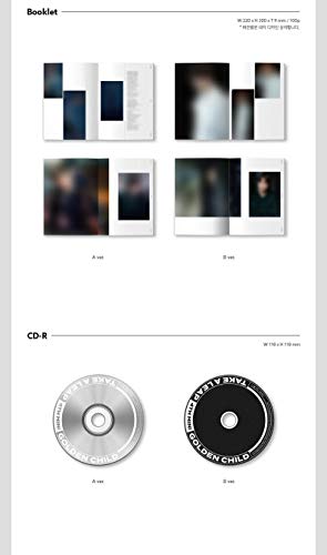 GOLDEN CHILD TAKE A LEAP 4th Mini Album A VER CD+POSTER+Libro de fotos+4 tarjeta+Strap+Sticker+TRACKING CODE K-POP SEALED