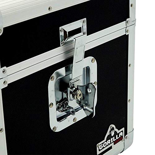 Gorilla LP100 Holds 100 piezas de 12 cm para discos de vinilo LP 12 "caja de almacenamiento caso Inc garantía de por vida