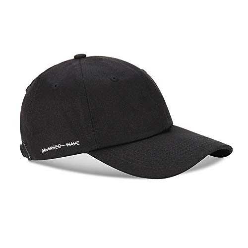 Gorras de Marca de Marea de Capota Blanda de Verano Original de Estilo Coreano Versión Coreana de Las Letras Laterales Gorra de béisbol de Hip Hop Street Dance para Hombres y Mujeres Salvajes