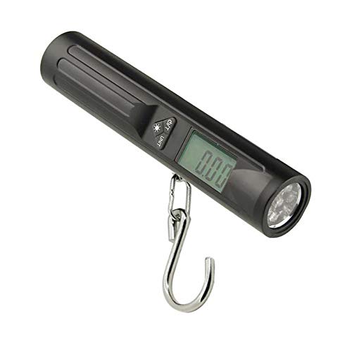 GoYisi Escalas Colgantes, balanza electrónica portátil de Mano con luz LED (50kg / 10g)