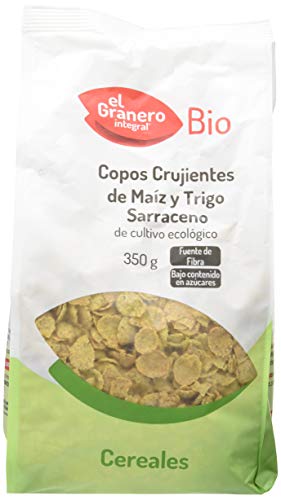 Granero Copos Crujientes de Maíz Y Trigo Sarraceno Bio 350 Envase de 350 Gramos