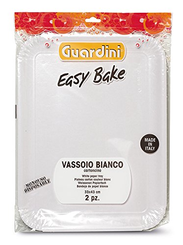 Guardini, Monouso, 2 Bandejas Ø 33x43 cm. Material: Cartón. Color Transparente.