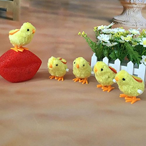 Gusspower Adorable Polluelo Esponjoso Pequeño, Pollo Amarillo para Adorno de Lindo Pollito de Juguete Adecuado para bebés de Alrededor de 1 año de Edad