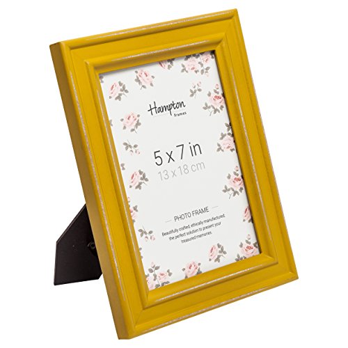 Hampton Frames Paloma PAL301957M - Marco de Fotos (13 x 18 cm), Color Amarillo
