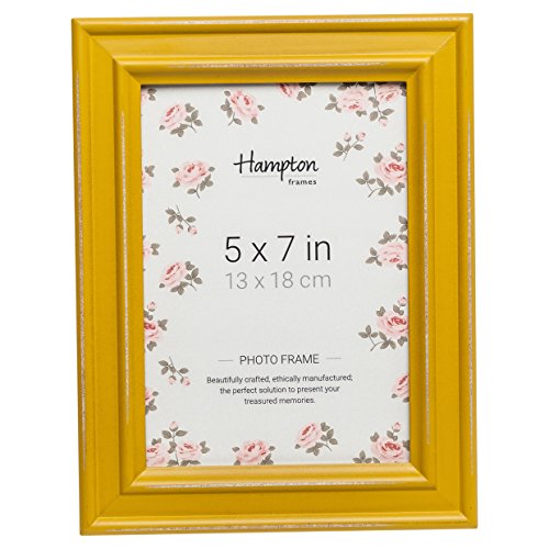 Hampton Frames Paloma PAL301957M - Marco de Fotos (13 x 18 cm), Color Amarillo