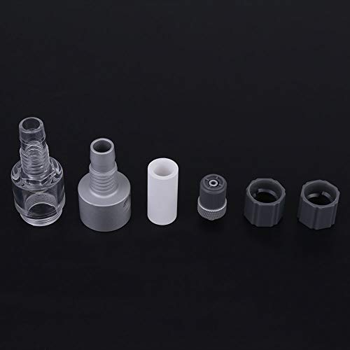 Haofy Acuario Co2 Atomizador Difusor 16 mm Manguera Regulador de Aire Difusor Atomizador de Co2(Gris)