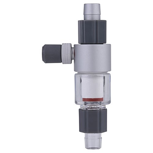 Haofy Acuario Co2 Atomizador Difusor 16 mm Manguera Regulador de Aire Difusor Atomizador de Co2(Gris)
