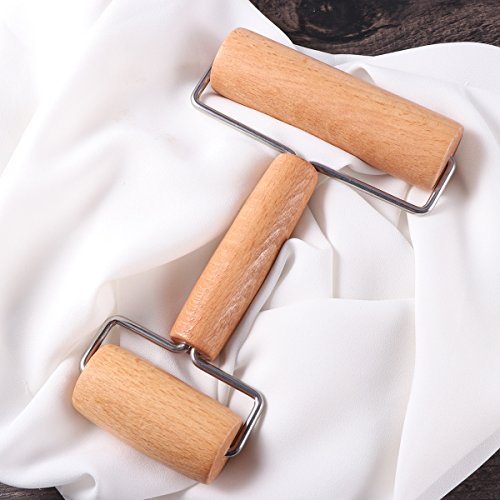 Healifty T Forma de Rodillo de Madera para Hornear Herramienta de Rodillo de Cocina para Galletas de Pasta Herramienta de Cocina de Pizza para Hornear