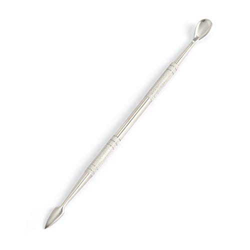 HEALLILY - Espátula de acero inoxidable para tallar cera, espátula, arcilla, cerámica, escultura, cuchara para manualidades y esculturas
