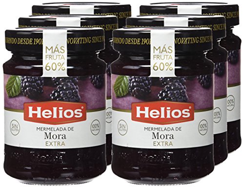 Helios Mermelada Extra Mora - 340 gr - [Pack de 12]