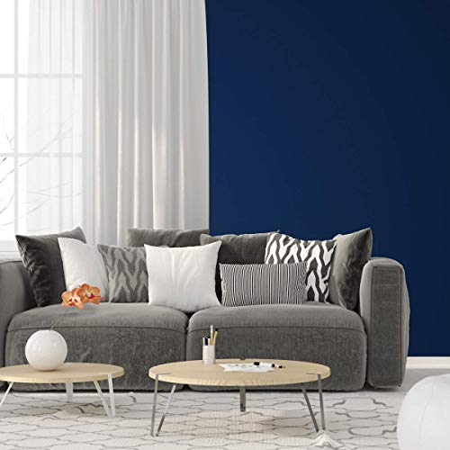 Hemway Pintura de tiza con acabado mate para paredes y muebles, 1 litro, estilo Shabby Chic Vintage Chalky (36 colores disponibles) (1 litro), color azul cielo