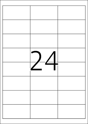 Herma 4389 - Pack de 600 etiquetas, 66 x 33.8 mm, color blanco