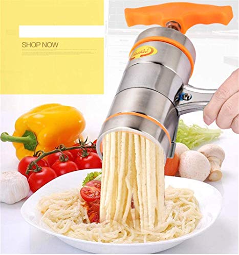 Herramienta de la cocina profesional de acero inoxidable tallarines Manual fabricante fettuccine espaguetis tallarines de arroz máquina de la prensa de las pastas frescas Verduras Fruta Exprimidor mul